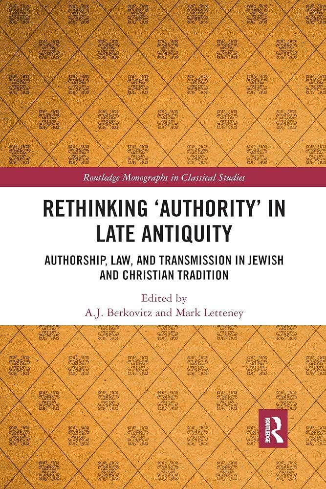 Cover of Rethinking Authority